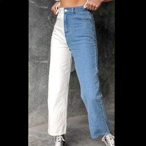 Shekou Block Color Jeans